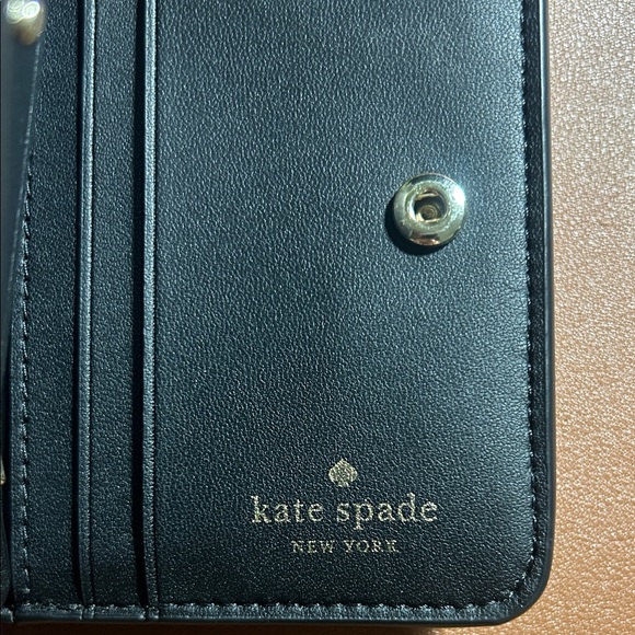Kate Spade Textured Black Card Case - Picture 6 of 6
